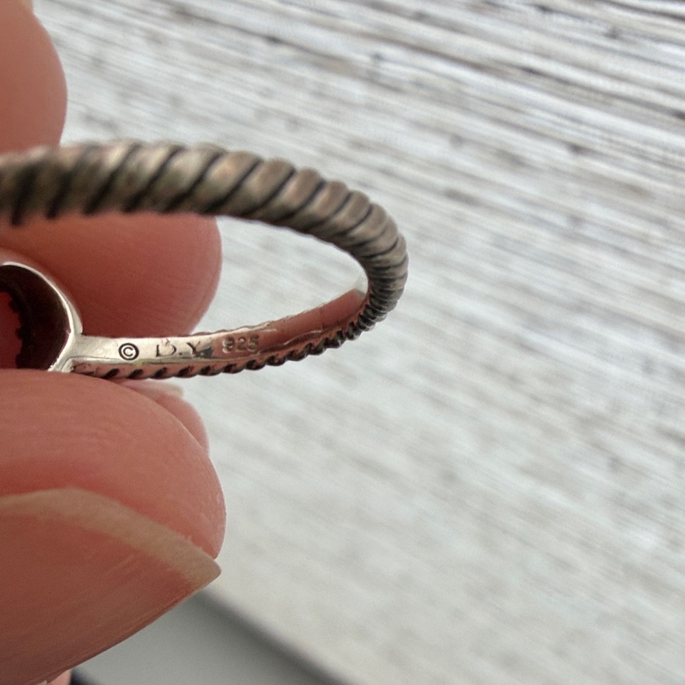 David Yurman Diamond Heart Ring - Picture 2 of 2